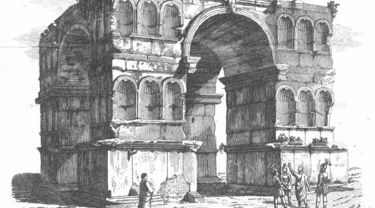 Documentación, anàlisis arquitectónico e inserción urbanística del arco cuadrifronte del foro Boario en Roma