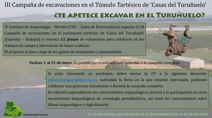 III CAMPAÑA DE EXCAVACIONES EN EL TÚMULO TARTÉSICO DE 