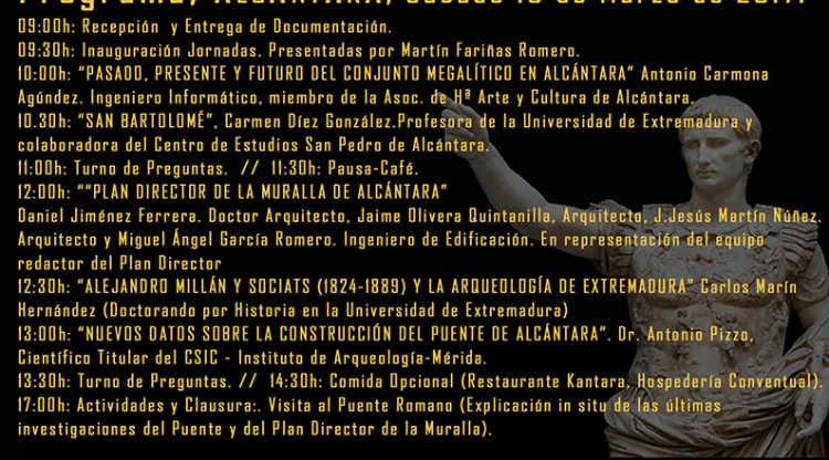 VI JORNADAS SOBRE EL PUENTE ROMANO DE ALCÁNTARA